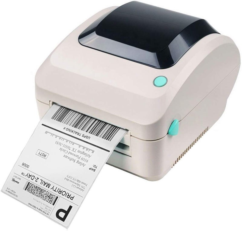 Immuson Fanfold 4 x 6 Direct Thermal Shipping Labels with Perforations, 2000 Labels, 1000 Labels/Stack, Permanent Adhesive, White Mailing Labels for Zebra Thermal Printer 2 Stacks - Image 4